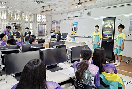 Sharing the project we researched with our classmates is both nerve-racking and exciting.