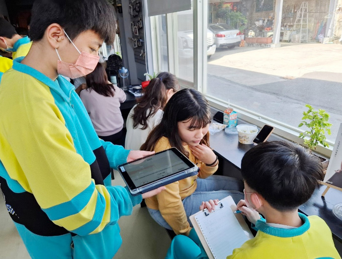 We interviewed and recorded Tsai, Pin-ju's sharing