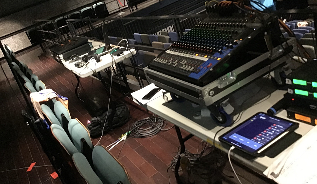 Professional sound equipment